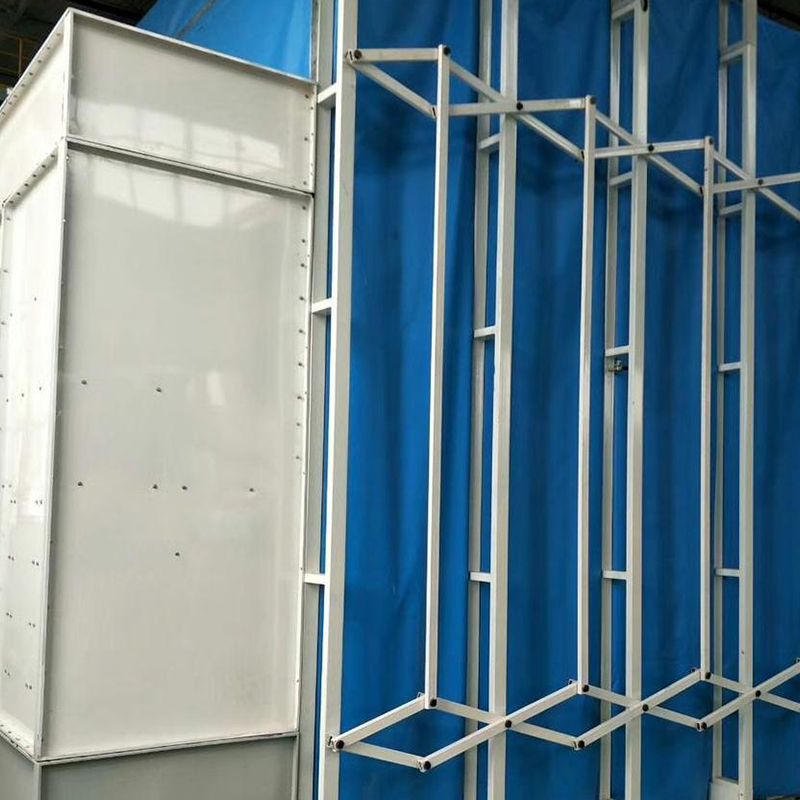 Výsuvná mobilná striekacia a brúsna kabína